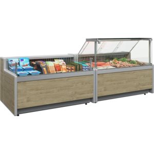 Витрина холодильная Carboma GC111 VV 3,75-1 (1010 Мариель) (динамика, газлифт, без боковин) - Изображение 2