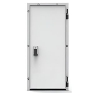 Дверь холодильная распашная одностворчатая НТ-РДО-1200*2000/120 (с металлической рамой)