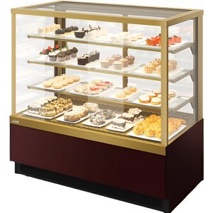 Витрина кондитерская Chilz VETE KUB LUX 90 шоколад, золотой глянец