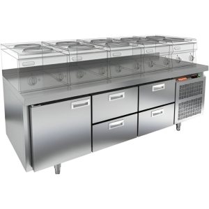 Стол морозильный HiCold GN 122/BT LT SH под тепловое оборудование