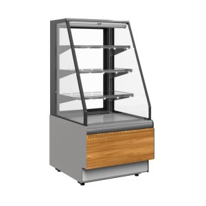 Витрина кондитерская Carboma KC70 VM 0,6-2 Standard Паттерн открытая (0107 Ольха)