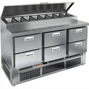 Стол холодильный для пиццы HiCold PZE1-222GN (1/3)