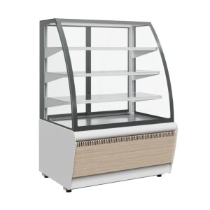 Витрина кондитерская Carboma K70 VV 0,9-1 Standard Паттерн (0106 Седой дуб)