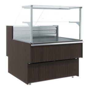 Витрина холодильная Carboma GC110- VV 1,25-1 (ВХСр-1,25 Carboma CG 110 (динамика)) (1005 венге)