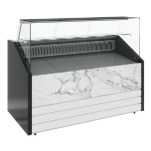 Витрина морозильная Carboma GC75 SL 1,5-1 фронт нестандартный цвет