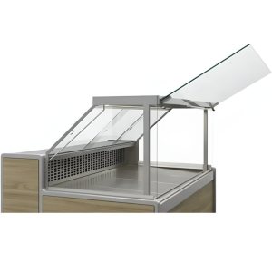 Витрина нейтральная Carboma GC111 N 1,25-1 (1010 (Мариель)) (газлифт, без боковин) - Изображение 2