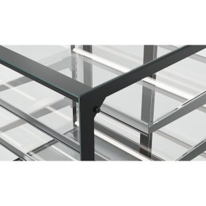 Витрина нейтральная Carboma KC78-130 N 1,5-1 (9005) - Изображение 2