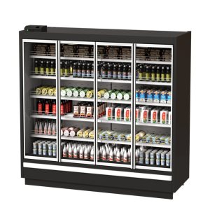 Горка холодильная Kifato Прага 2500×800×2150 (с дверьми, выносной агрегат)