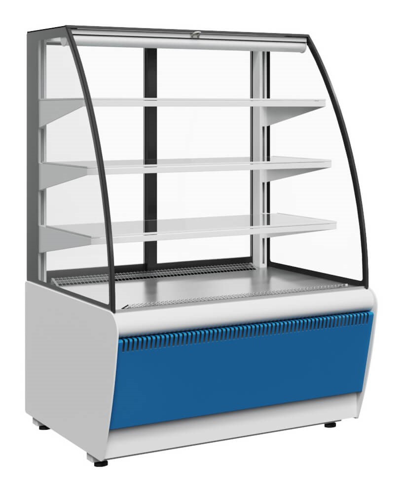 Витрина кондитерская Carboma K70 ВХСо-1,3д (K70 VM 1,3-2 STANDARD FLANDRIA) открытая - Изображение 14