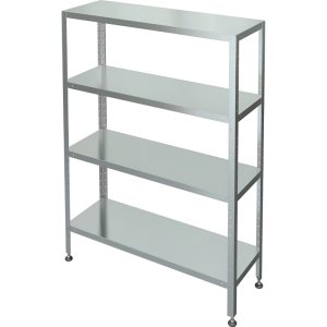 Стеллаж с 3-я сплошными полками МХМ С-3-0,6/1,2/2,0 (нержавейка) 