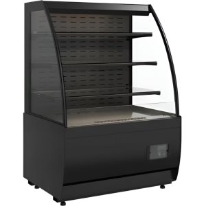 Витрина кондитерская Carboma K70 VM 0,9-2 Standard открытая, горка (версия 2.0) (9005)